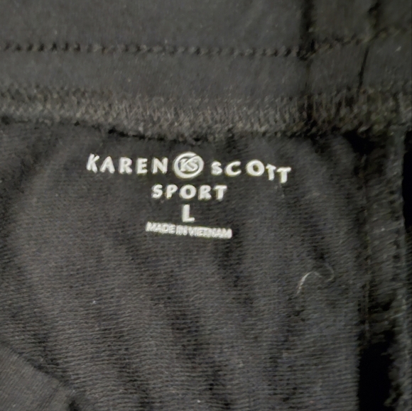 KS Karen Scott Sport Sweater Ensemble with matching pants and blouse Sz L - Picture 3 of 14